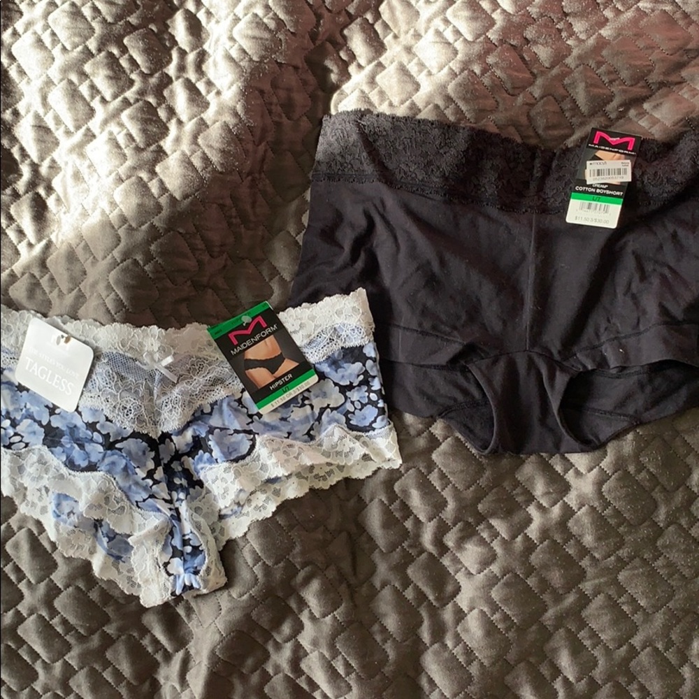 Lot of two maidenform panties size L unworn NWT